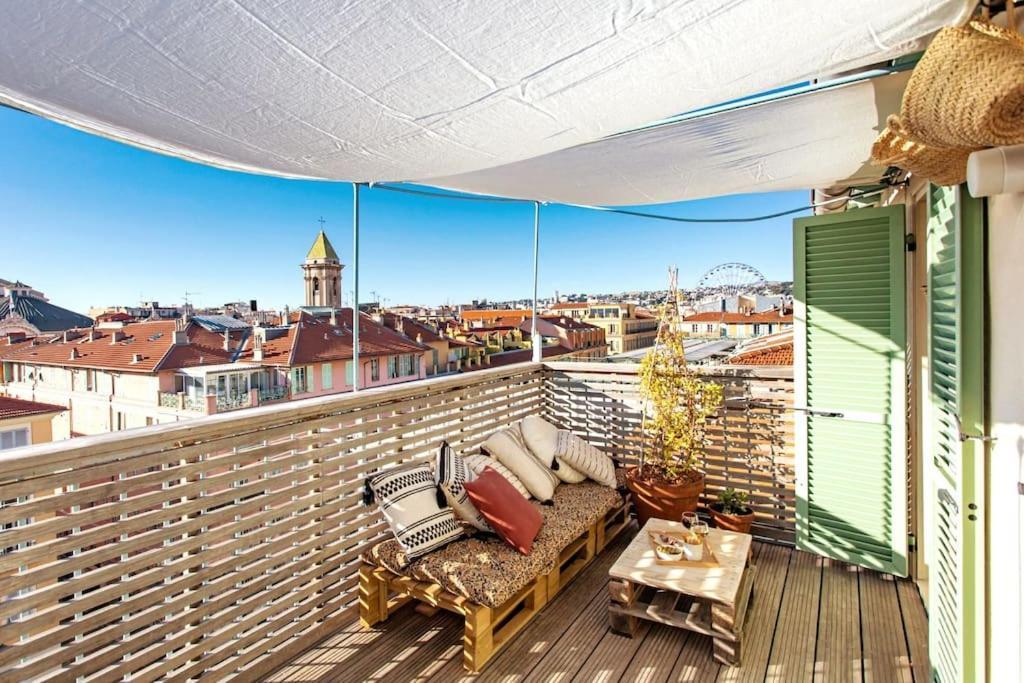 #9 Opera'S Duplex Panoramic Sea View Terrace & Ac 1Min To Beach Nicea Zewnętrze zdjęcie